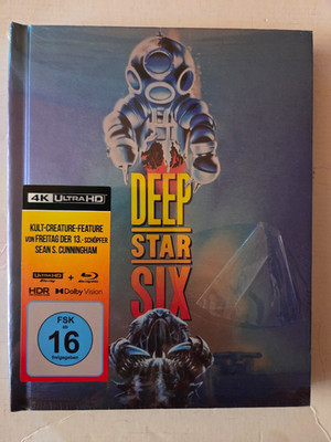DEEP STAR SIX -  MEDIABOOK - 4K ULTRA HD +BLU-RAY; NEU; OVP