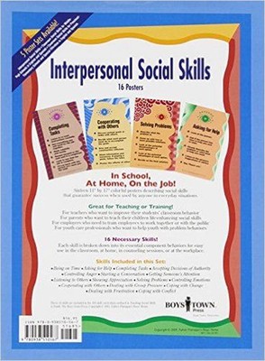 Interpersonal Social Skills Poster Set by Boys Town Press (English) Paperback Bo