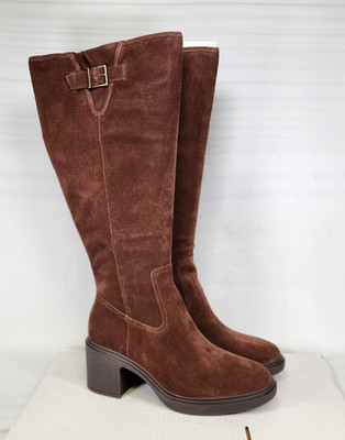 Size 8 Medium (WIDE CALF) - Vionic Sonora - Coffee Suede