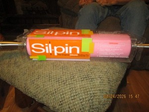 -New  -Sil-pin / Food-Safe Silicone Rolling Pin 12'' BY 3'' SILICONE PIN