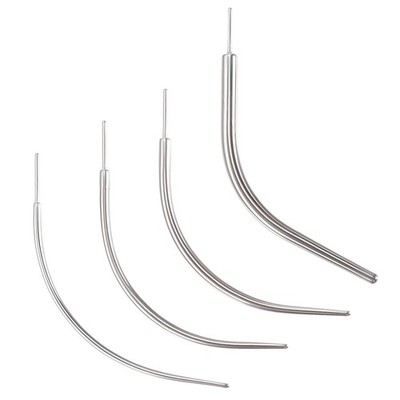 4 PCS Piercing Einführhilfe Gebogen Einfügewerkzeug Piercing Nadel Chirurgens...