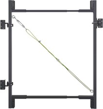 Heavy Duty DIY Fence Gate Kit   36"-72" Adjustable Wood Gate Building Kit for...