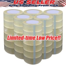 6/12 Rolls Shipping Packaging Box Packing Sealing Tape 2 mil 2" x 110 Yard 240FT