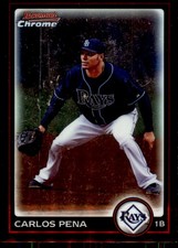 2010 Bowman Chrome #51 Carlos Pena Tampa Bay Rays