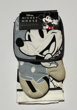 Disney Mickey Mouse Kitchen Set Kitchen Towel Oven Mitt Pot Holders New