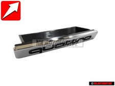 Audi Original QUATTRO Vorne Kühlergrill Emblem Schriftzug Chrom - 8K0853736 2ZZ