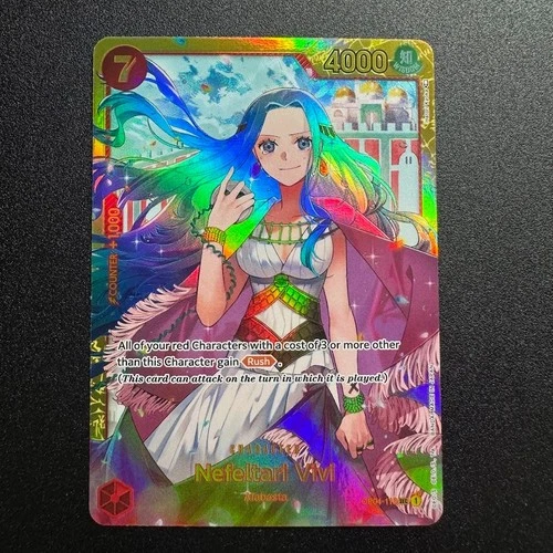 Nefeltari Vivi SEC OP04-118 SEC One Piece TCG English Card Near Mint Secret Rare