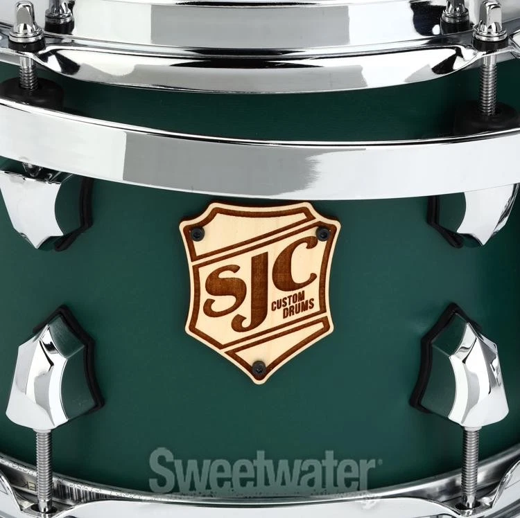 SJC Custom Drums Tour Series Rack Tom - 7 x 10 pulgadas - Autumn Hunter - Sweetwater Foto 3 de 4