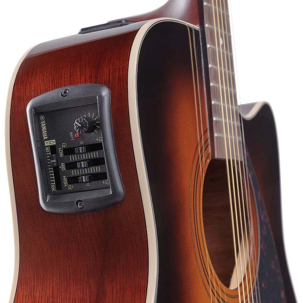 yamaha fx335c dreadnought acoustic electric guitar tobacco sunburst Yamaha FX335C Dreadnought Acoustic-Electric Guitar