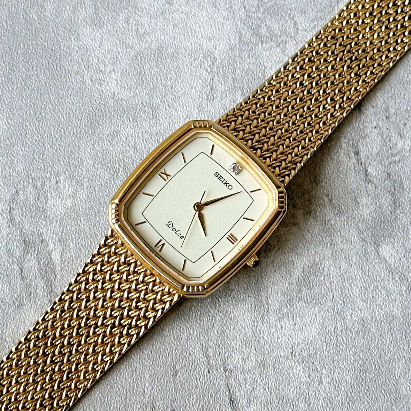 SEIKO DOLCE SEIKO Dolce 5E31 5A90 Vintage Quartz Squa… - Gem
