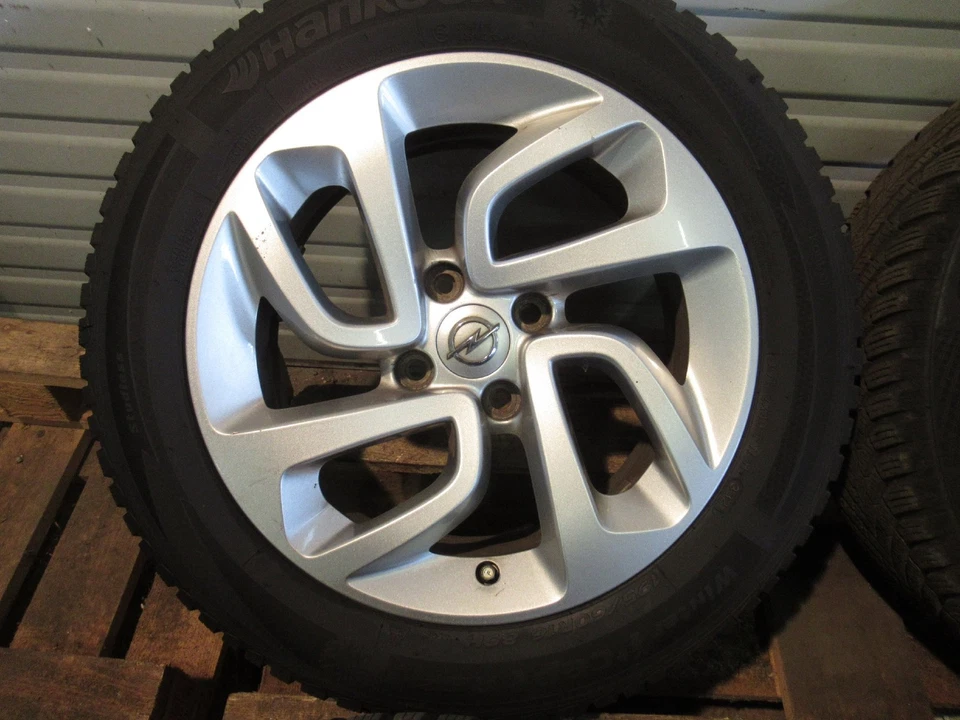 7mm Winterräder Alu Opel Crossland X Conti Hankook 195/60 R16 6,5Jx16 ET20 4x108 - Bild 2 von 4