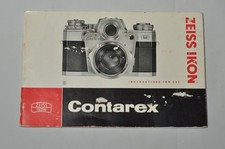 Zeiss Ikon Contarex Instruction Manual, Original, Not a Copy c1966