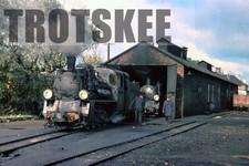 35mm Slide PKP Poland Railways Steam Loco Class Px48 1975 Original Polish