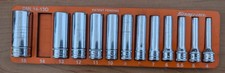 Snap-On STMM Deep Socket Set 15 13 12 11 10 9 8 7 6 5.5 5 4 & DML 14-13O Snap-On STMM Deep Socket Set 15 13 12 11 10 9 8 7 6 5.5 5 4 & DML 14-13O