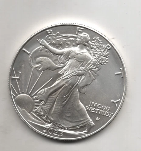 2023  W AMERICAN EAGLE .999 FINE SILVER DOLLAR COIN 1oz. $1 A