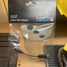 GoPro Hero3 3+ Hero4 Accessorio 3,5mm Adattatore Microfono Spina Cavo Cavo - Originale