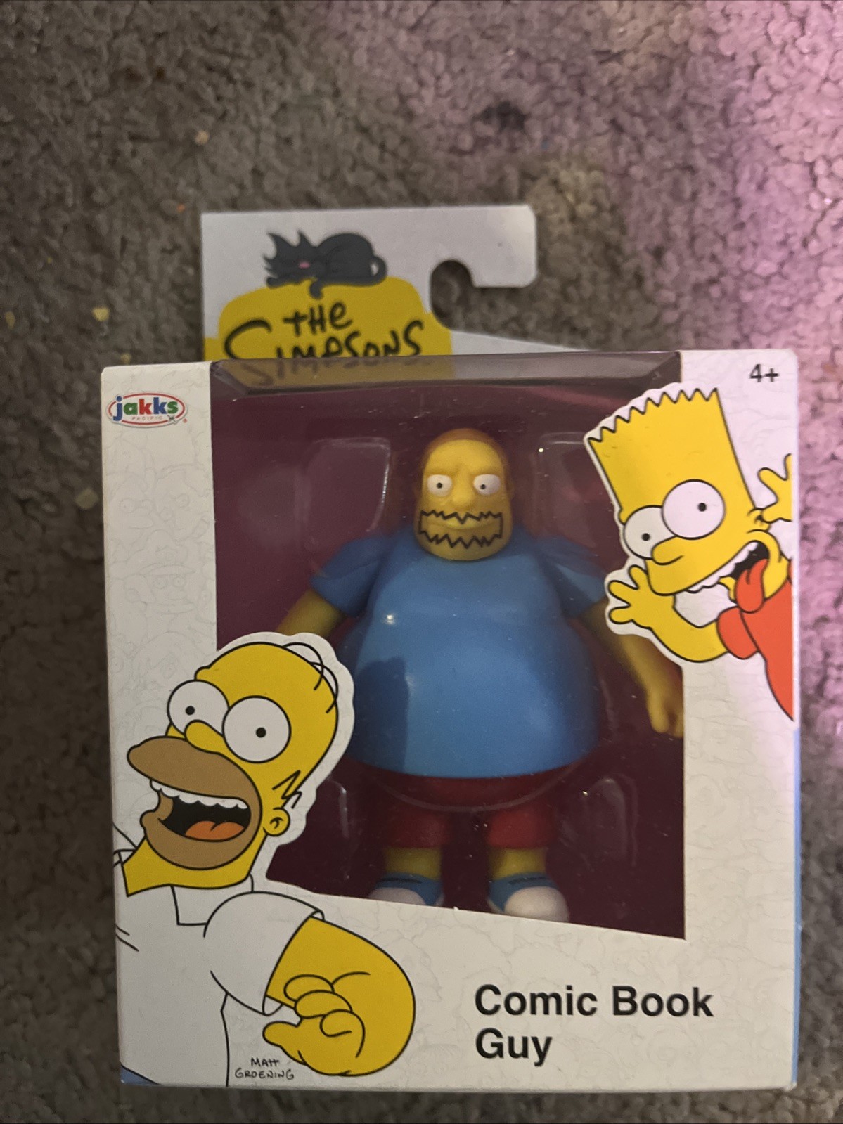 2025 Jakks Pacific The Simpsons Wave 3 COMIC BOOK GUY 2.5" A
