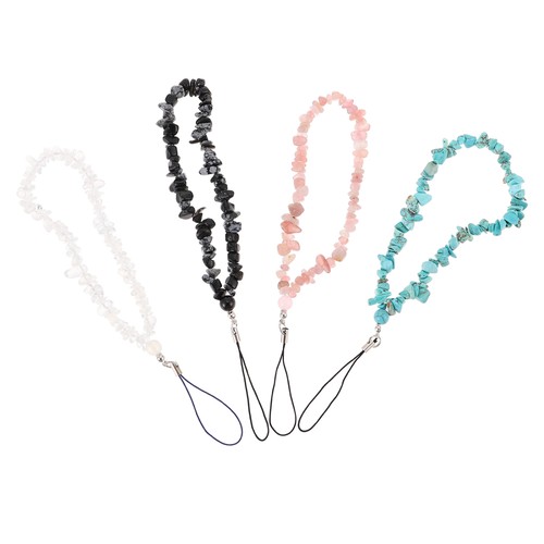 4 Pcs Handydekoration Hängekette Fräulein Damen Telefon-Charm-Perlen - 第 7/12 張圖片