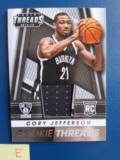 2014-15 Panini Threads Rookie Threads Cory Jefferson #2 Nets MEM RC