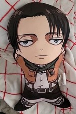 Official PAL-O LEVI ACKERMAN Double Sided Plush Pillow - Attack On Titan HTF