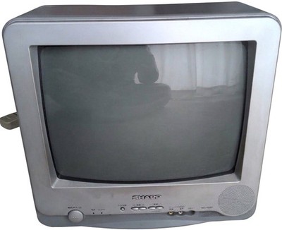 Sharp 14C-GM3 14 Inch CRT TV Vintage Retro Gaming Television Japan