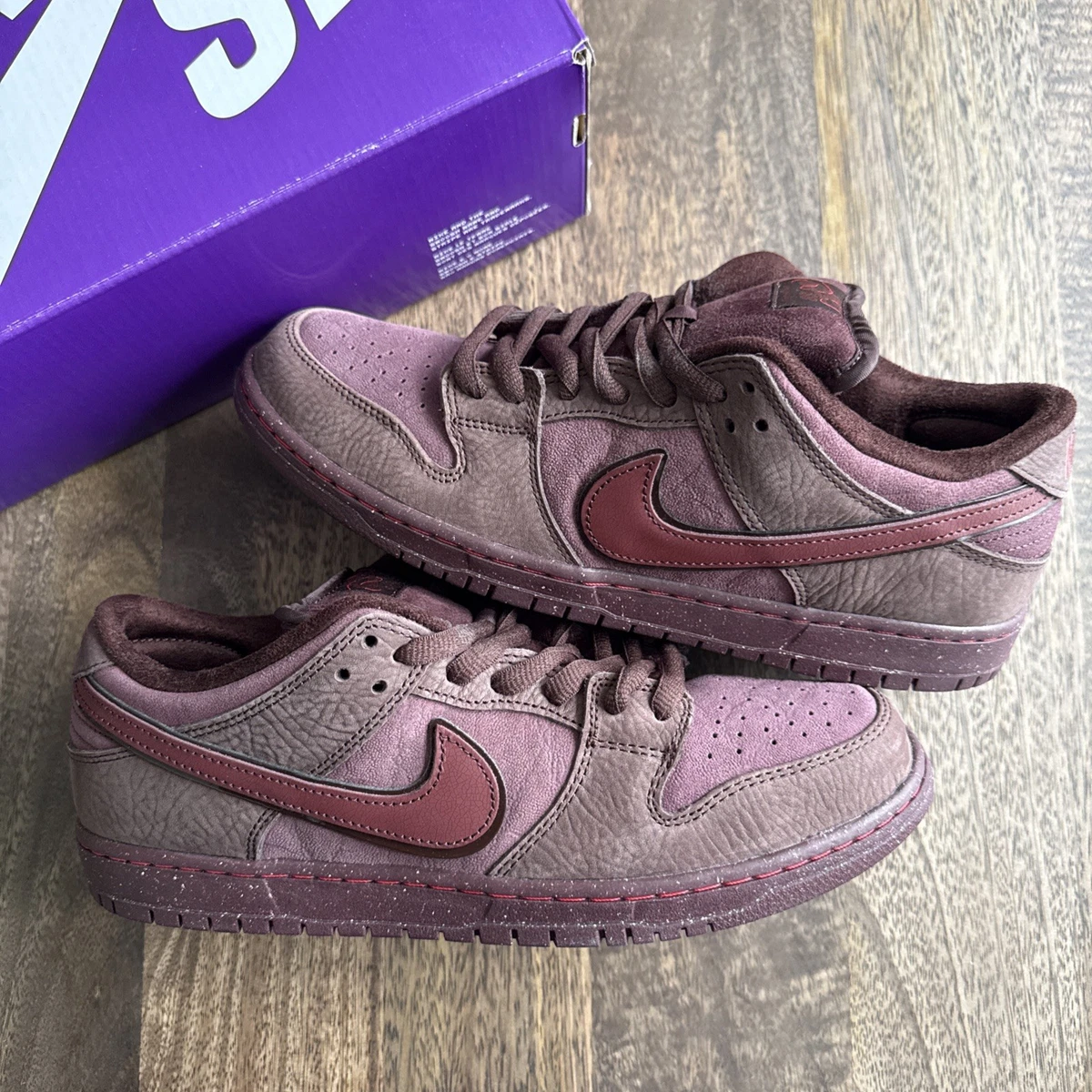 Nike Dunk Premium Low Burgundy Crush for Sale | Authenticity