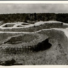 c1920s Mesa Verde National Park Colorado Snapshot Photo Sun Temple Ancient Ruins