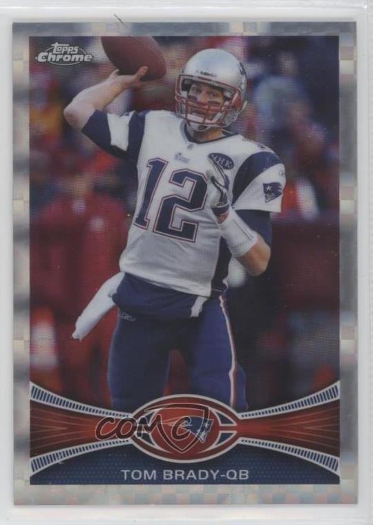2012 Topps Chrome Retail X-Fractor Tom Brady #220 7fj