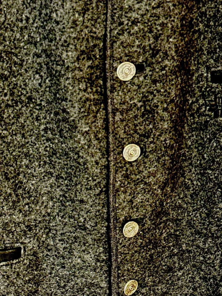 Chaleco de Lana Trachten Landhaus Mode Vintage Alemán Caza Octubre Fiesta Botones 62. Foto 3 de 4