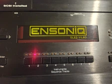 ENSONIQ ASR-10 KEYBOARD, (61 KEY) SAMPLER/SEQUENCER W/SCSI, FOR PARTS/REPAIR.