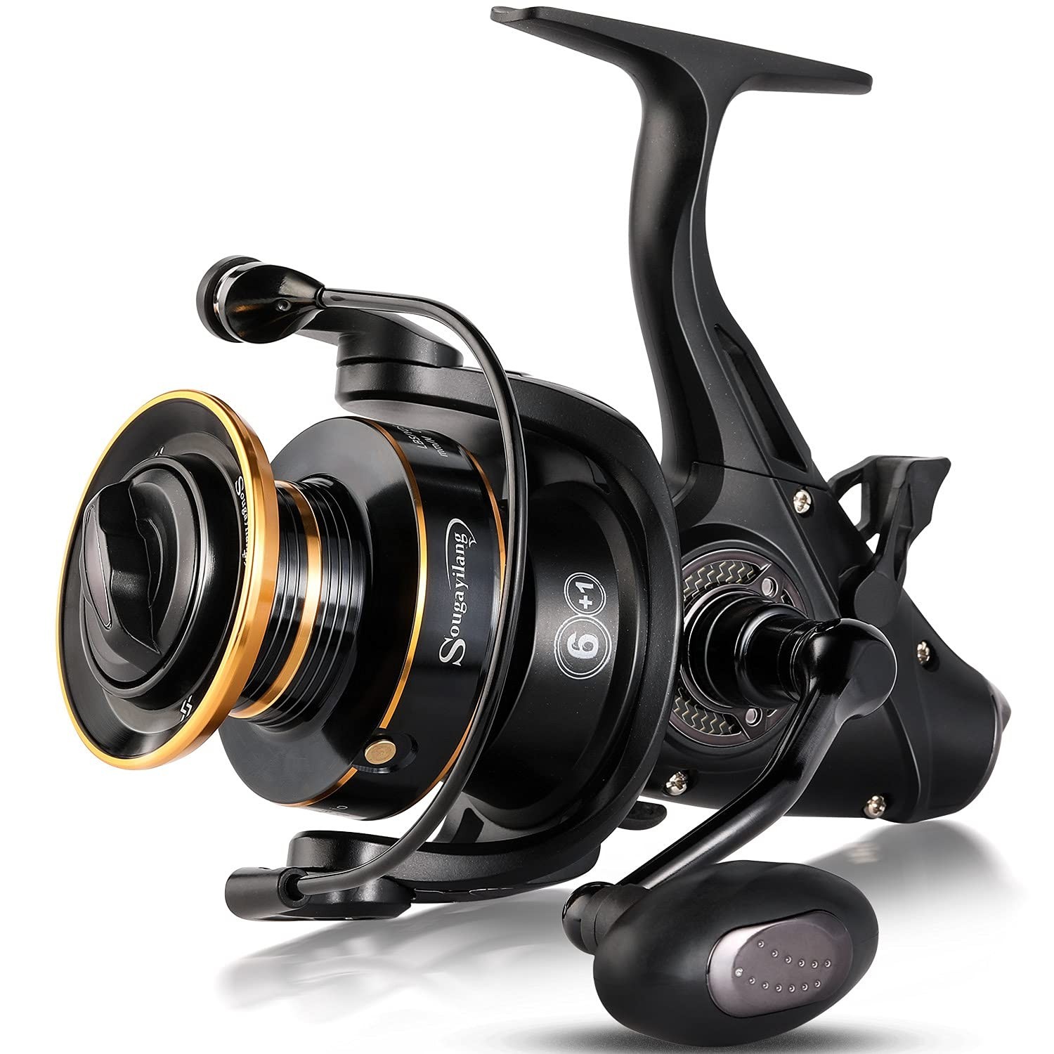 Sougayilang Bait Feeder Spinning Reels,33Lbs Drag Carp Fishi
