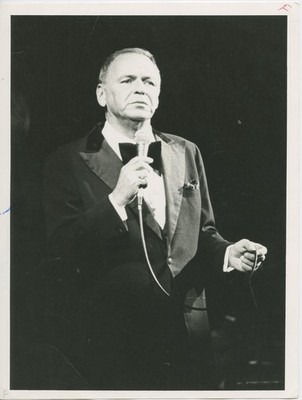 A24 A2448   Frank Sinatra Performing at London s Albert Hall, 1977