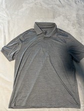 NWOT Men s Members Mark Gray Short Sleeve Size Large Performance Polo