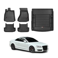 Omac FußMatten & Kofferraumwanne Set FüR Audi A5 8T3 Coupe 2007-2016 Gummi 5X