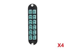 Lot of 4 NEW Corning Lanscape CCH-CP24-E4 Fiber Panel 12 Port E4 Adapter