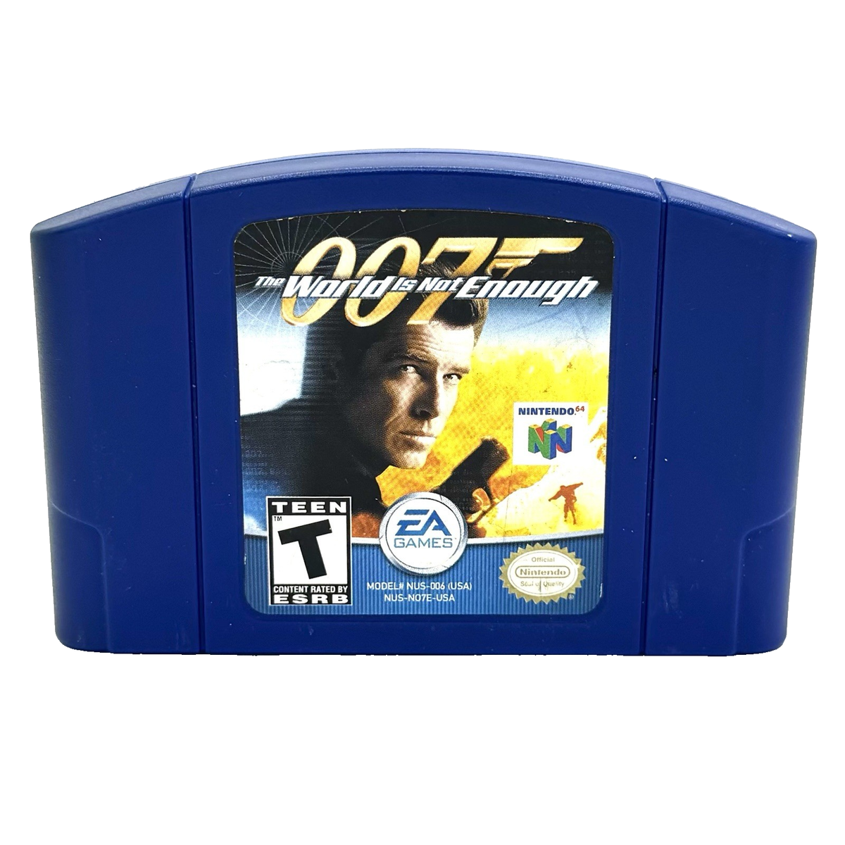 The World Is Not Enough【中古美品・N64北米版】 007: World Is Not Enough (N64, 2000) Blue Cartridge Only Authentic