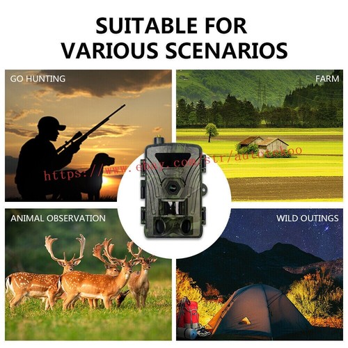 2inch LCD 4K Video 60MP WiFi 4G Hunting Trail Hunting Camera PIR Waterproof APP - Picture 8 of 21