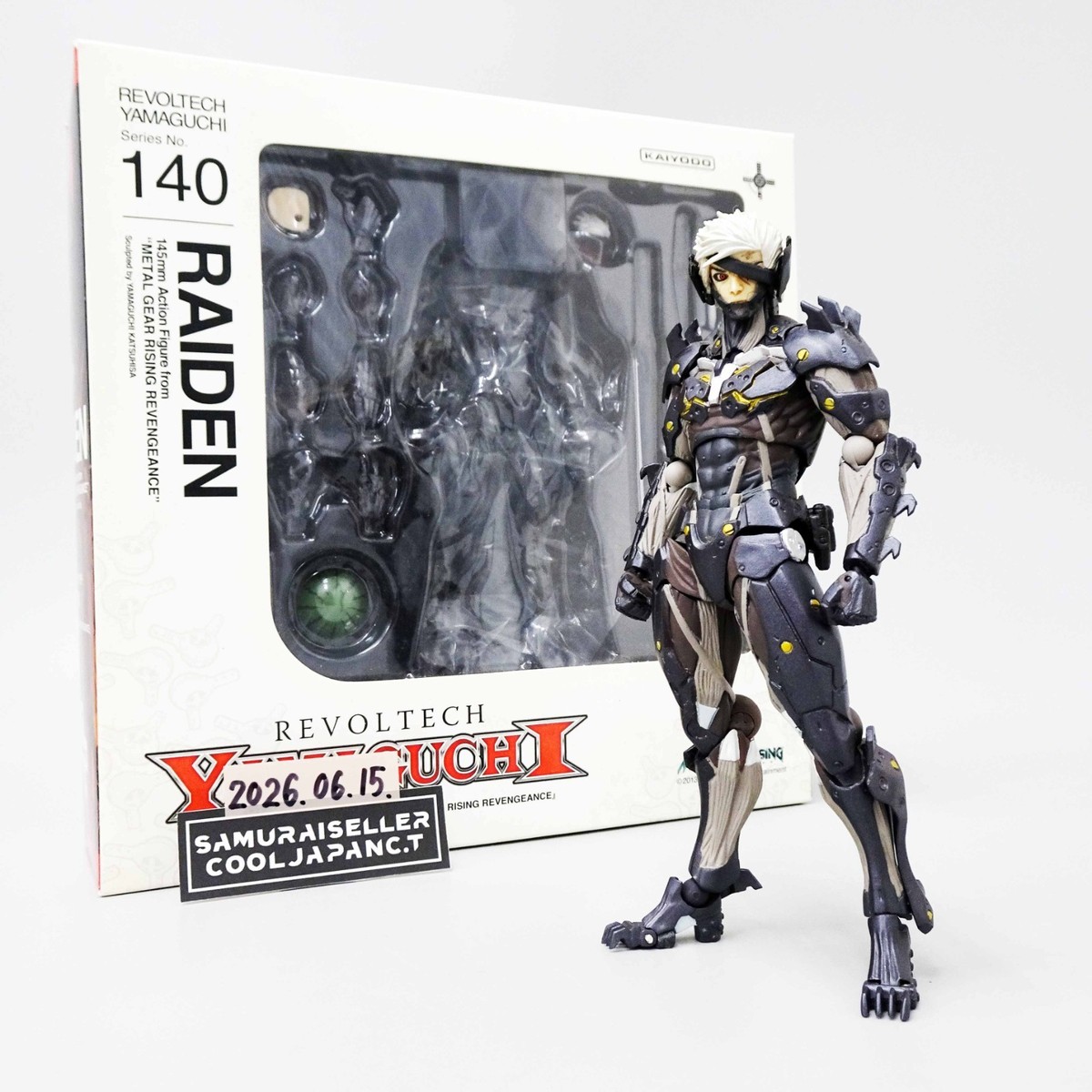 リボルテックヤマグチ No.140 L GEAR RISING REV Revoltech Yamaguchi METAL GEAR RISING REVENGEANCE RAIDEN Figure No
