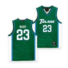 Tulane Women's Basketball Green Jersey - Amira Mabry