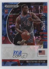 2020-21 Panini Prizm Draft Picks Prospect Blue Ice 6/75 Mustapha Heron Auto z7j