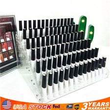 6 Tier Clear Acrylic Rack Perfume Makeup Ladder Display Stand Risers Ink Shelf