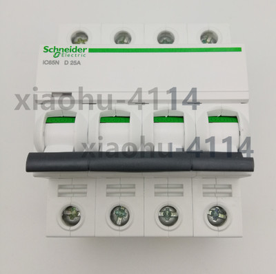 1PC New Schneider Miniature circuit breaker A9F19425 iC65N 4P D25A #LL