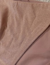 Shade  Shore Side-Tie Bikini Bottoms size L 12-14 - Pink Shimmer/Sparkle - NEW