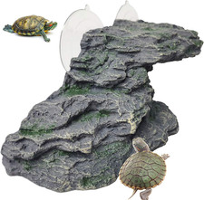 Turtle Basking Platform Baby Tortoise Climbing Ramp Shale Reptiles Dock Resting