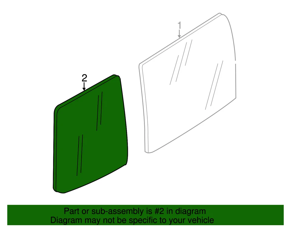 Nissan NV200 2013-2021 Original - Puerta Cristal 90301-3LM2D Foto 2 de 2