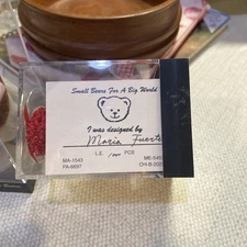 1997 Betsy Ross Mohair Artist Bear World of Miniature Bears Patriotic USA Doll