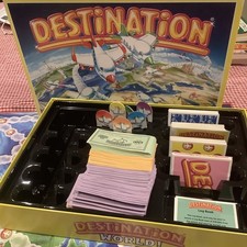 Destination World Board Game 100% Complete, Family Game, Pre-owned