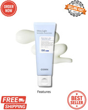COSRX Ultra-Light Invisible Sunscreen - SPF 50 PA++++, Hydrating Sun Cream With