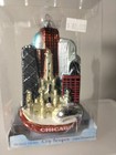 Kurt Adler Ornament Glass Chicago City Noble Gems Collect 5in W Box - new- — photo 2
