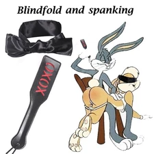 Cozy Feel Spanking Leather Punishment Paddle Slave Body Bondage Couple Toy